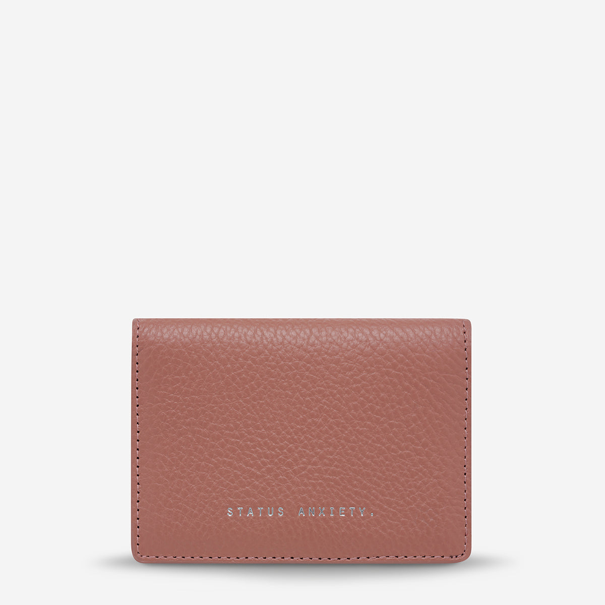 Status Anxiety Easy Does It Women's Leather Wallet Dusty Rose