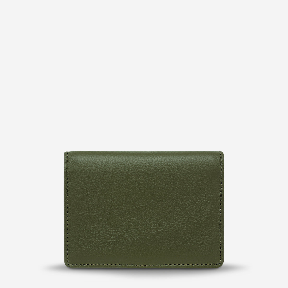 Status Anxiety Easy Does It Women's Leather Wallet Khaki