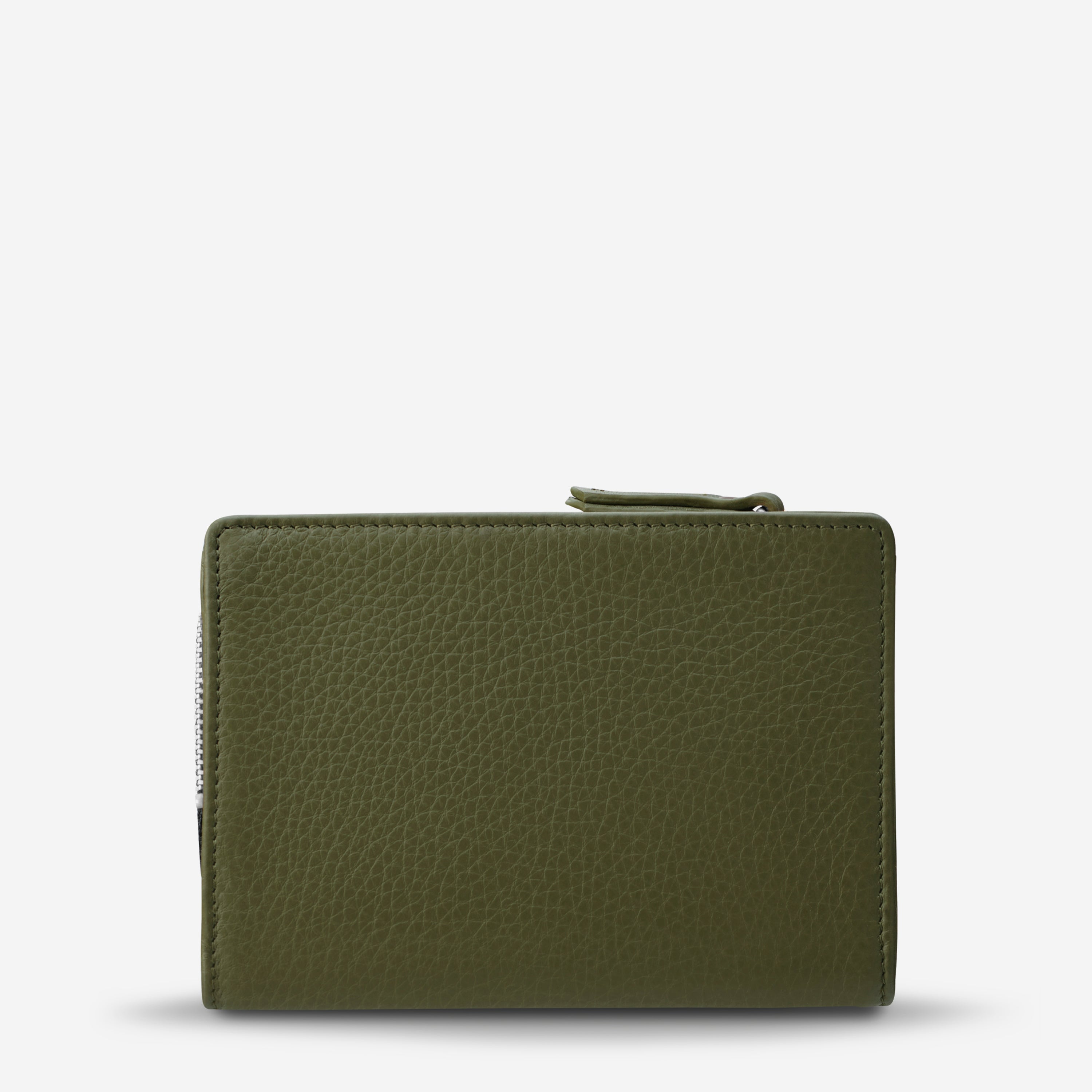 Status Anxiety Insurgency Women's Leather Wallet Khaki
