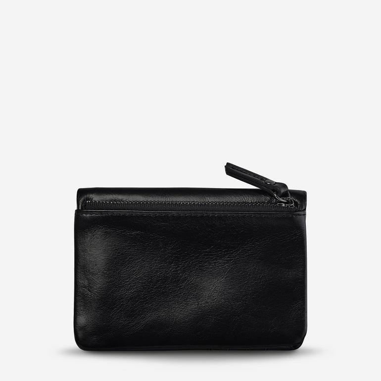 Status Anxiety Is Now Better Women's Leather Wallet Black