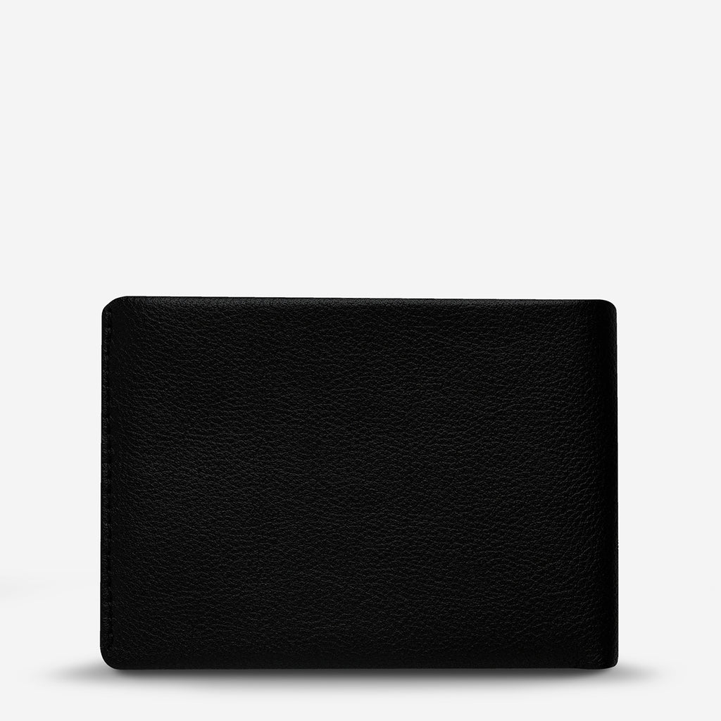 Jonah Men's Black Leather BiFold Wallet Status Anxiety® Official