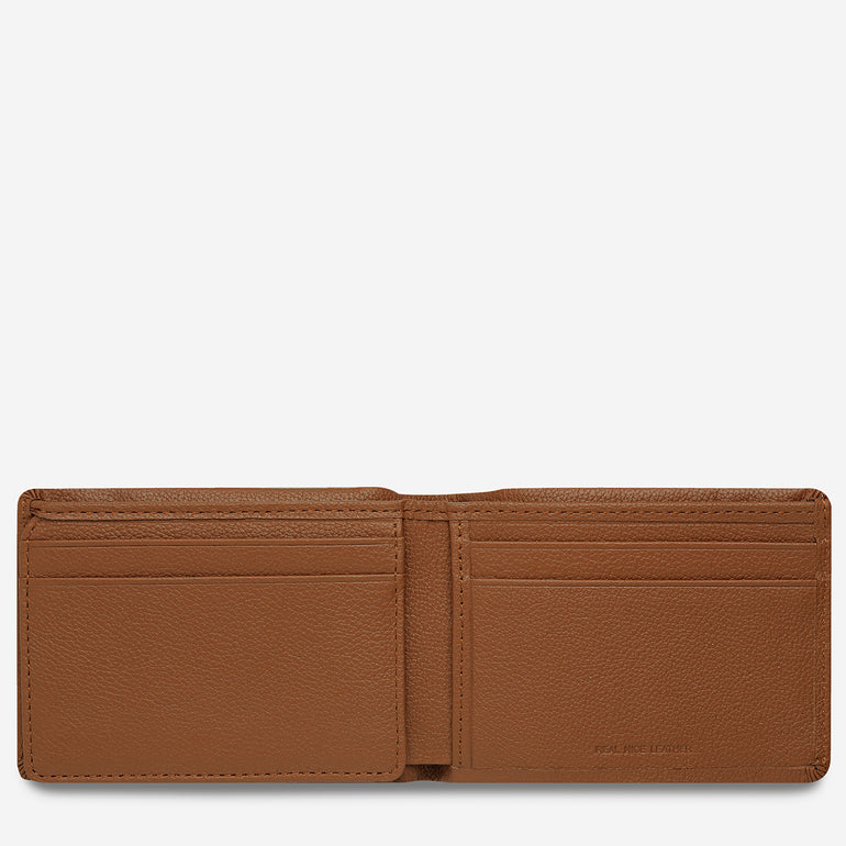 Status Anxiety Jonah Men's Leather Wallet Camel