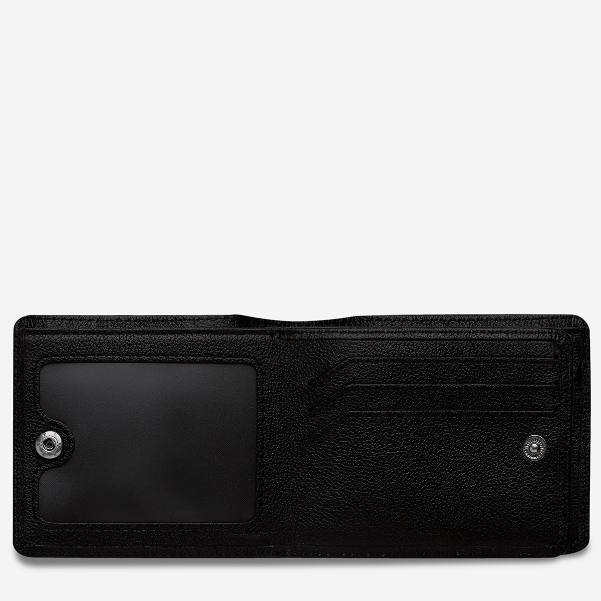 Status Anxiety Leonard Men's Leather Wallet Black