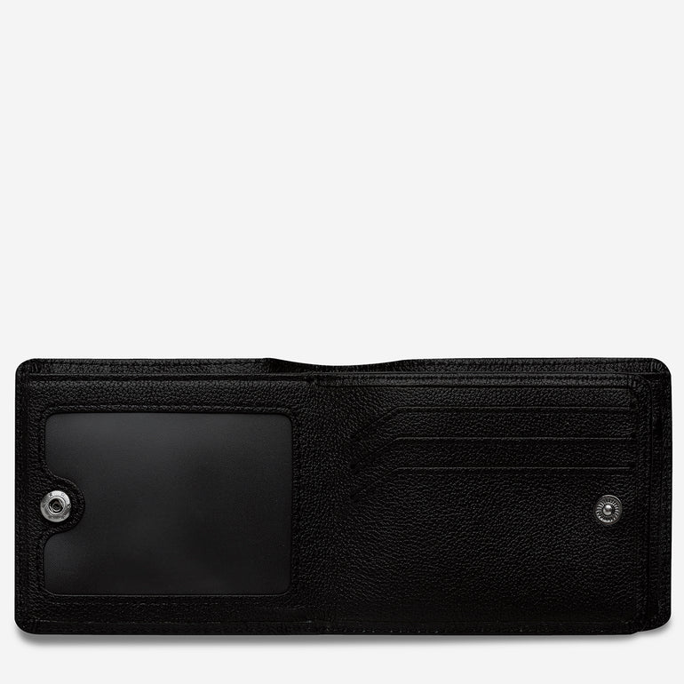 Status Anxiety Leonard Men's Leather Wallet Black