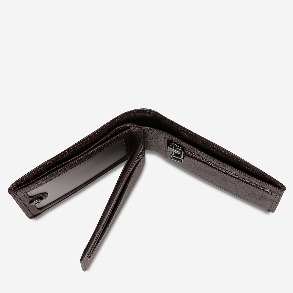 Status Anxiety Leonard Men's Leather Wallet Chocolate