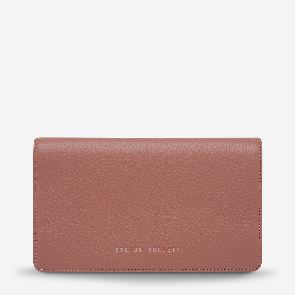 Living Proof Women's Dusty Rose Leather Wallet Status Anxiety®