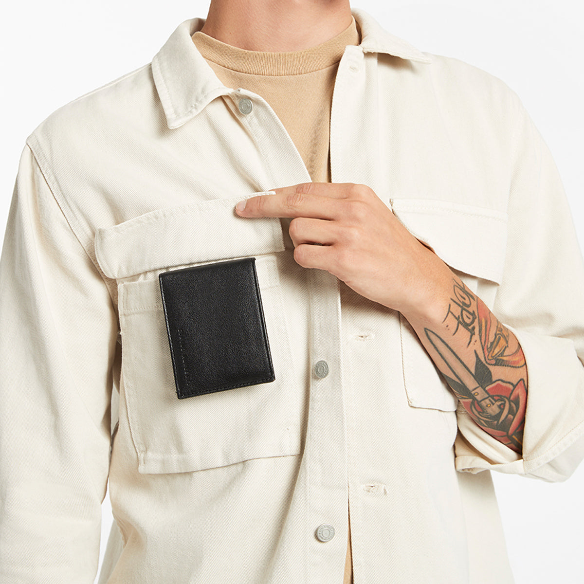 [A.P.C.] Noah Trippold VanWallet - Black / ☆送料込☆ Noa trifold ウォレット｜FEMME ｜A.P.C. | アーペーセー日本