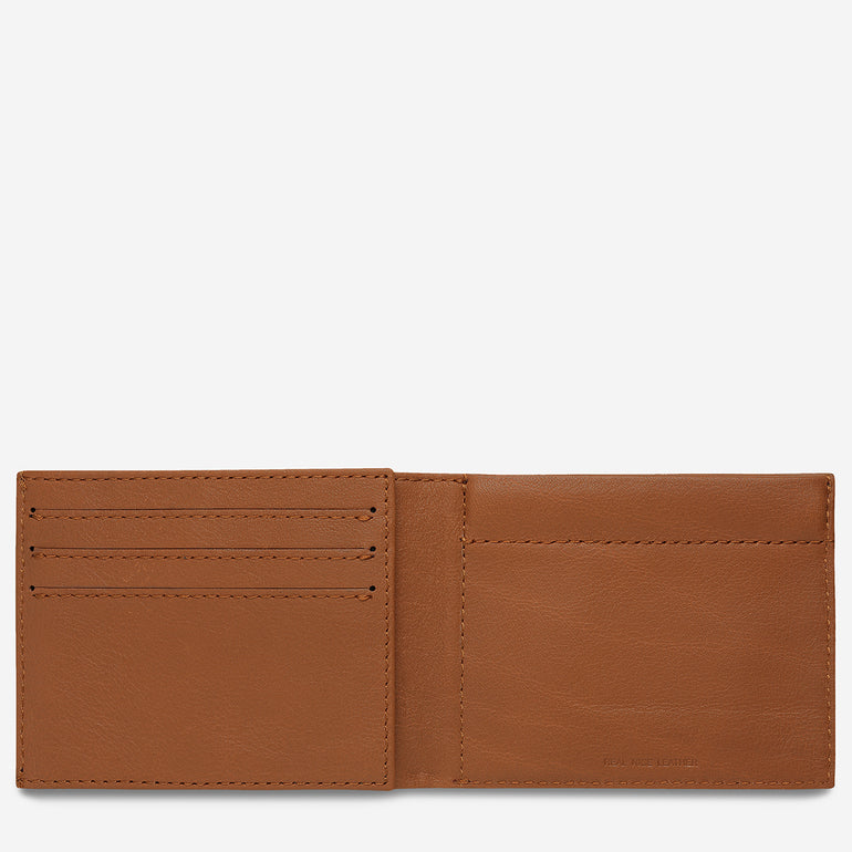 Status Anxiety Noah Men's Leather Wallet Camel