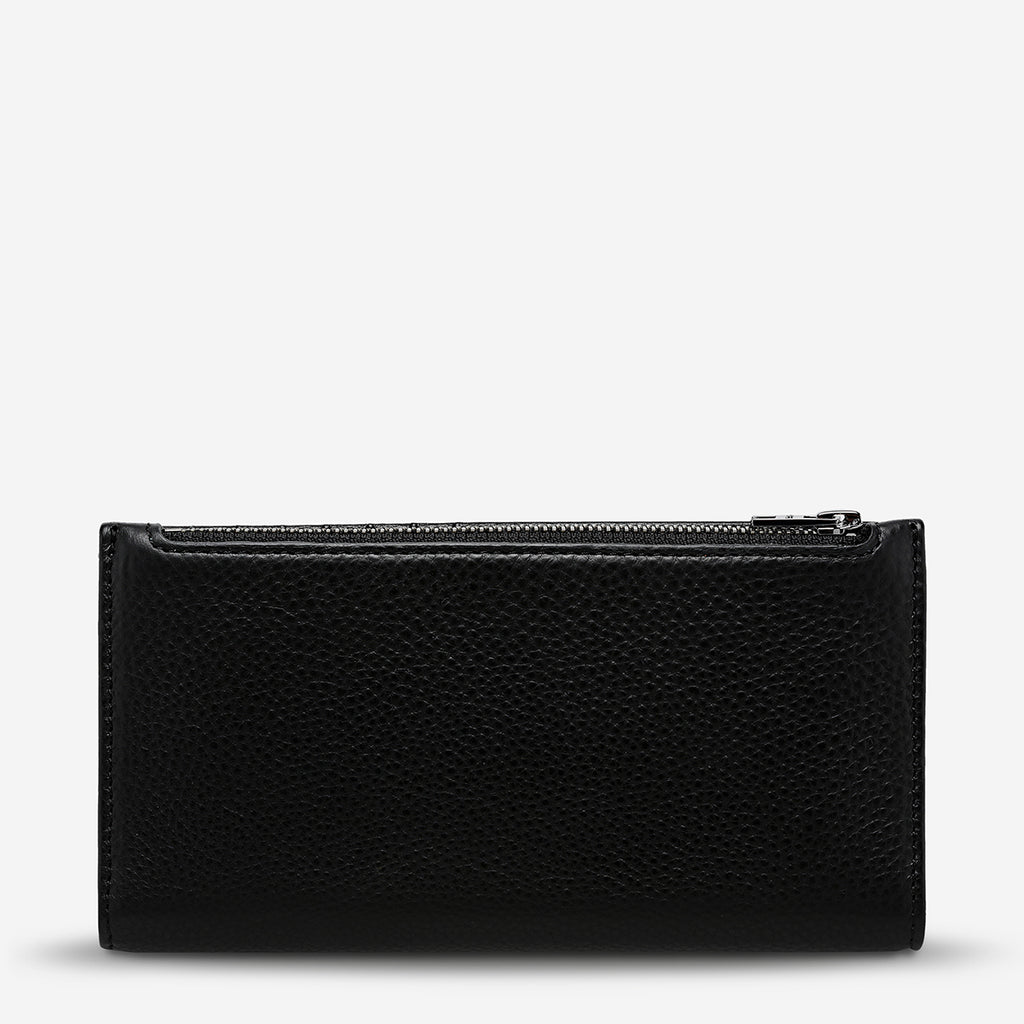Old Flame Women's Black Leather Wallet | Status Anxiety®