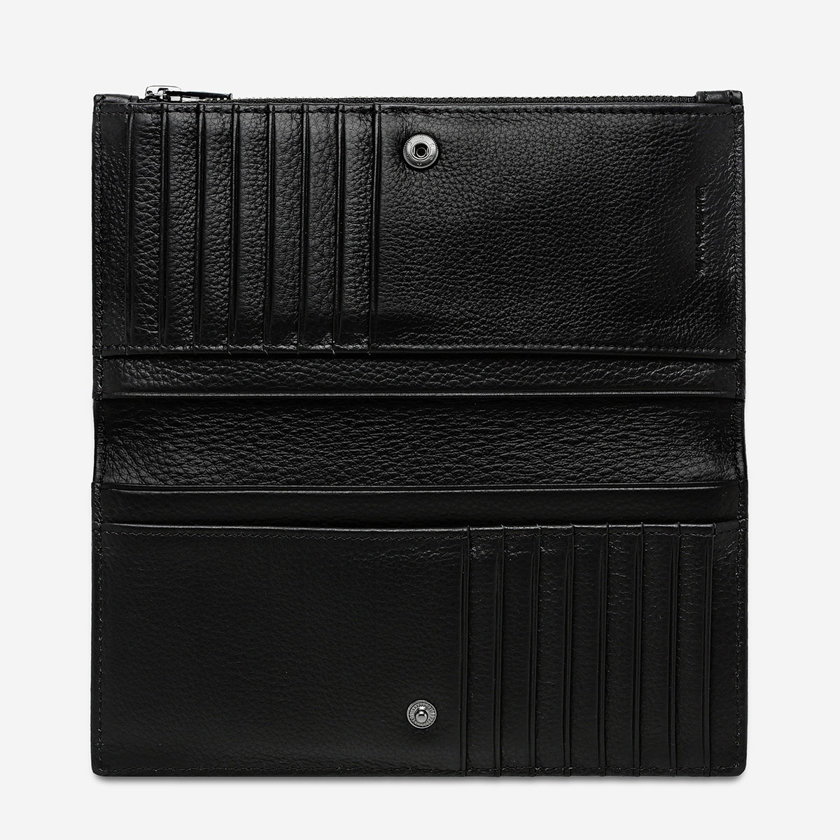 Old Flame Women's Black Leather Wallet | Status Anxiety®