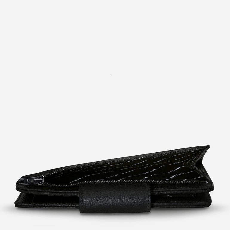 Status Anxiety Ruins Women's Leather Wallet Black