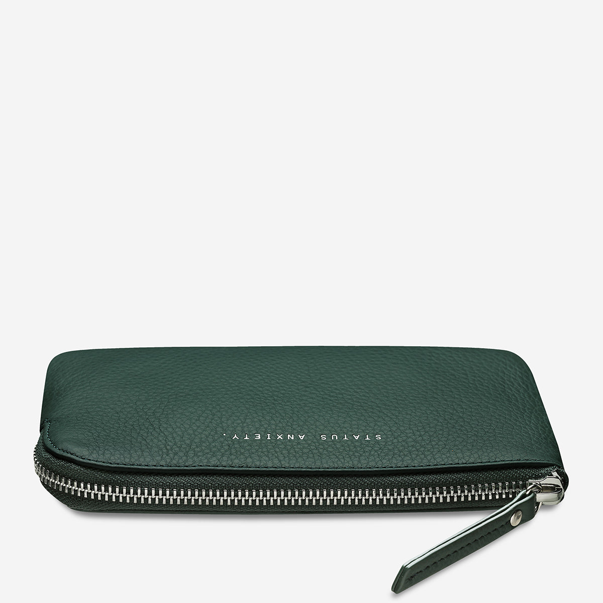 Status Anxiety Smoke and Mirrors Women's Leather Pouch Wallet Teal