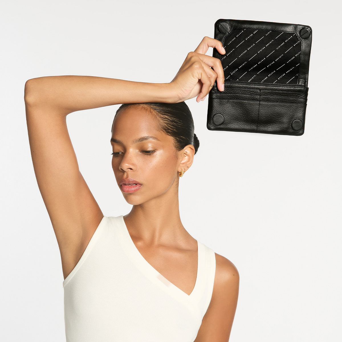 Some Type Of Love Black Women s Leather Wallet Status Anxiety