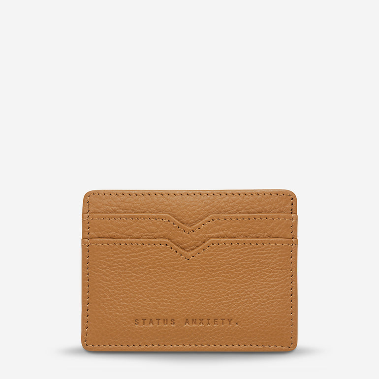 Status Anxiety Together for Now Leather Wallet Tan