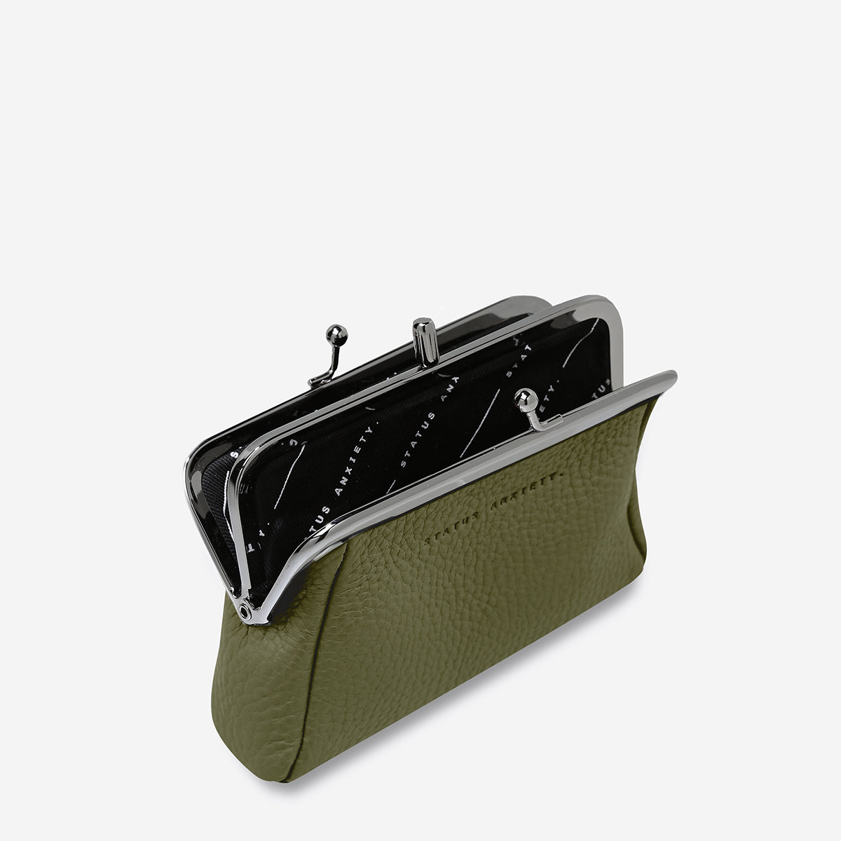 Status Anxiety Women's Leather Wallet Volatile Khaki