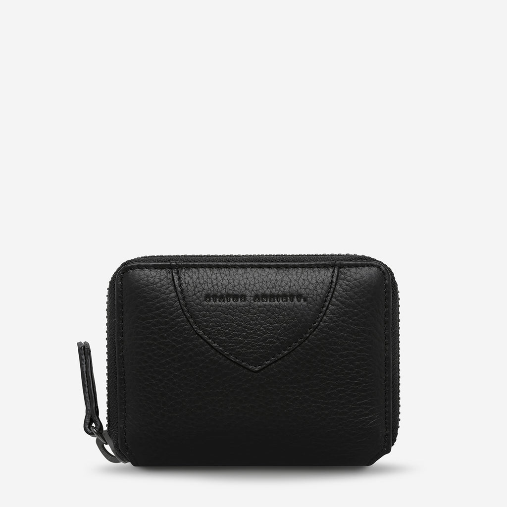 Wayward Black Leather Wallet Status Anxiety® Official