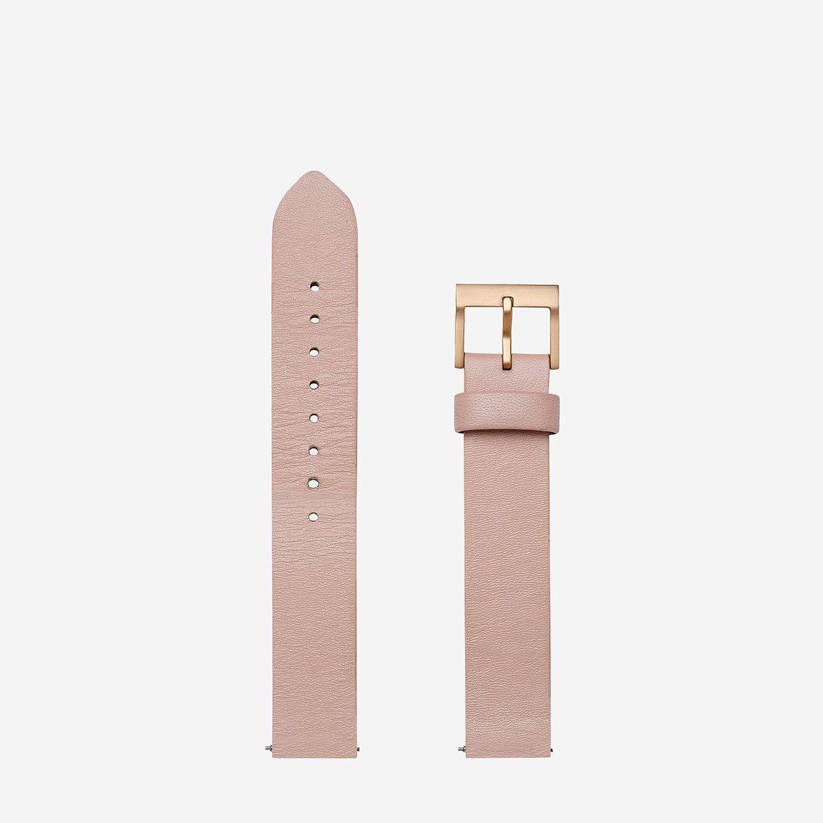 Repeat After Me Blush Leather Watch Strap Status Anxiety Official